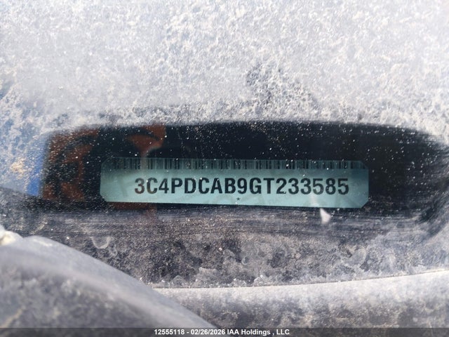 3C4PDCAB9GT233585 Dodge Journey Cvp/se Plus