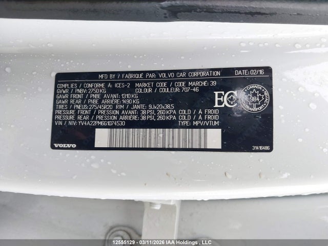 YV4A22PM6G1074530 Volvo Xc90 T6 R-design