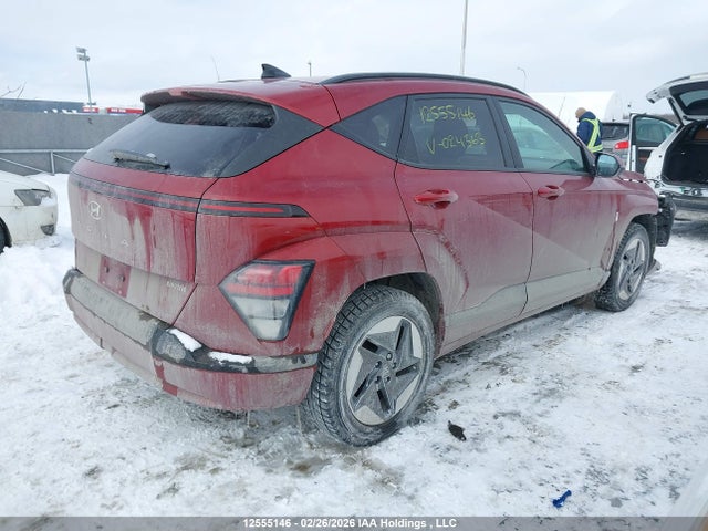 12555146 :رقم المزاد ، KM8HC3A63SU024363 vin ، 2025 Hyundai Kona Electric Preferred مزاد بيع