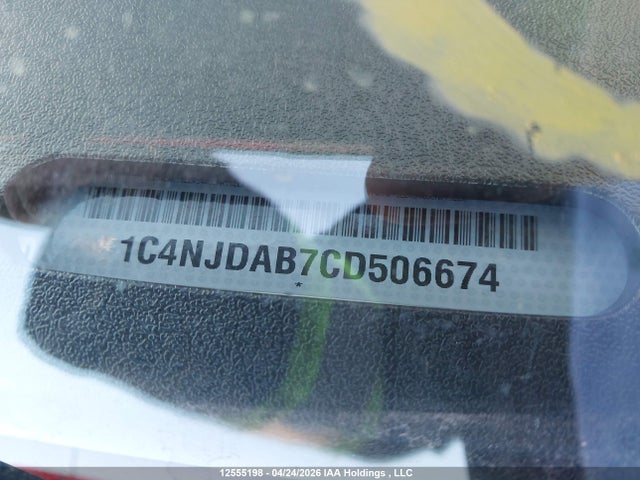 Aukcja sprzedaży 2012 Jeep Compass, vin: 1C4NJDAB7CD506674, numer aukcji: 12555198