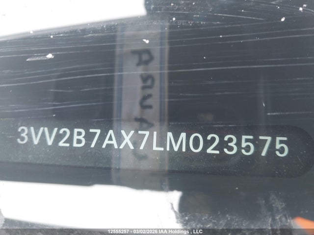 Продажа на аукционе авто 2020 Volkswagen Tiguan Se/sel, vin: 3VV2B7AX7LM023575, номер лота: 12555257