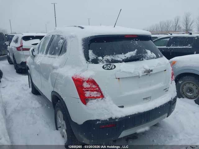 Продаж на аукціоні авто 2016 Chevrolet Trax 1lt, vin: 3GNCJPSB4GL232753, номер лоту: 12555265