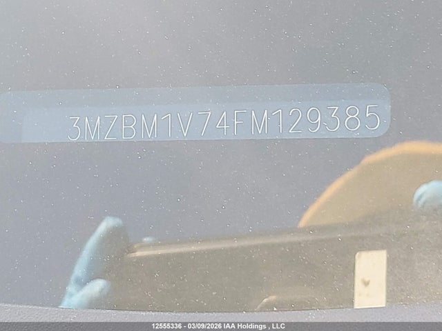 3MZBM1V74FM129385 Mazda 3 TOURING