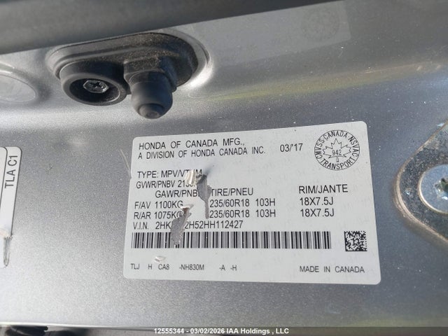 2HKRW2H52HH112427 Honda CR-V