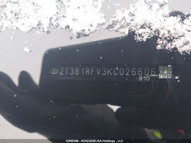 Aukcja sprzedaży 2019 Toyota Rav4 Le, vin: 2T3B1RFV3KC026606, numer aukcji: 12555396