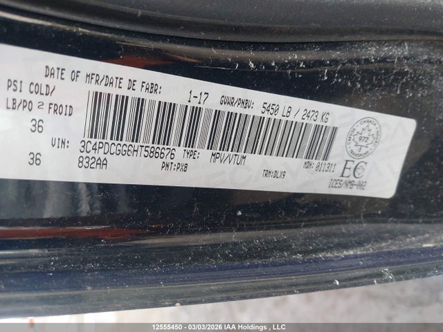 3C4PDCGG6HT586676 Dodge Journey Crossroad
