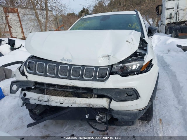 2022 Jeep Compass North მანქანა იყიდება აუქციონზე, vin: 3C4NJDBB2NT167821, აუქციონის ნომერი: 12555476