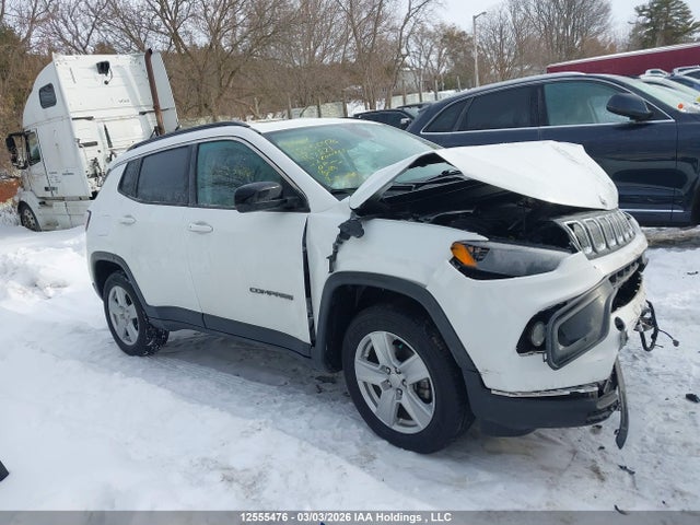 2022 Jeep Compass North მანქანა იყიდება აუქციონზე, vin: 3C4NJDBB2NT167821, აუქციონის ნომერი: 12555476
