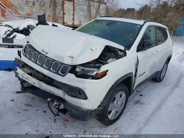 2022 Jeep Compass North მანქანა იყიდება აუქციონზე, vin: 3C4NJDBB2NT167821, აუქციონის ნომერი: 12555476