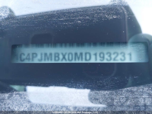 Aukcja sprzedaży 2021 Jeep Cherokee Trailhawk Elite, vin: 1C4PJMBX0MD193231, numer aukcji: 12555482