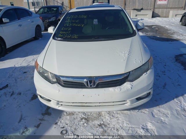 12555518 :رقم المزاد ، 2HGFB2F50CH008667 vin ، 2012 Honda Civic Ex مزاد بيع