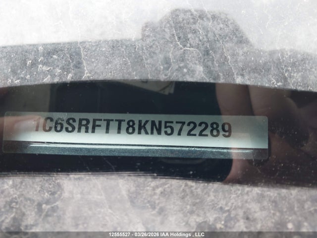 Aukcja sprzedaży 2019 Ram 1500 Sport, vin: 1C6SRFTT8KN572289, numer aukcji: 12555527