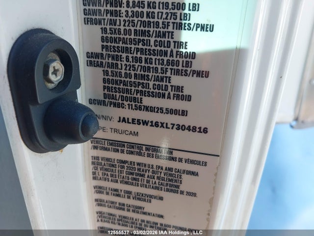 JALE5W16XL7304816 Isuzu NRR