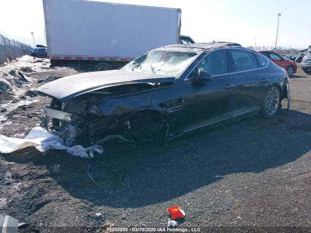 12555555 :رقم المزاد ، KMTGB4SC6PU180001 vin ، 2023 Genesis G80 Advanced مزاد بيع