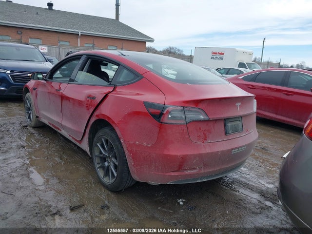 5YJ3E1EA8NF341001 Tesla Model 3 Rwd/standard Range