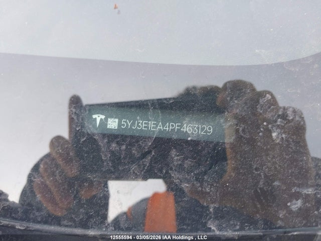 Продаж на аукціоні авто 2023 Tesla Model 3 Rwd, vin: 5YJ3E1EA4PF463129, номер лоту: 12555594