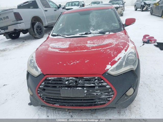 12555622 :رقم المزاد ، KMHTC6AE1DU127027 vin ، 2013 Hyundai Veloster Turbo مزاد بيع