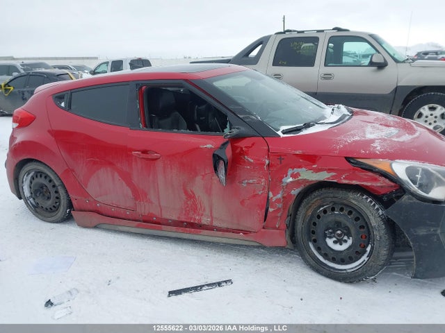 12555622 :رقم المزاد ، KMHTC6AE1DU127027 vin ، 2013 Hyundai Veloster Turbo مزاد بيع