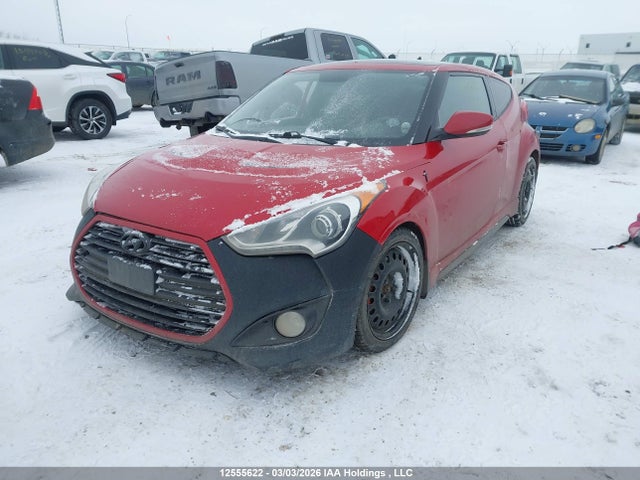 12555622 :رقم المزاد ، KMHTC6AE1DU127027 vin ، 2013 Hyundai Veloster Turbo مزاد بيع