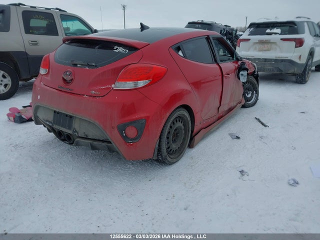 12555622 :رقم المزاد ، KMHTC6AE1DU127027 vin ، 2013 Hyundai Veloster Turbo مزاد بيع