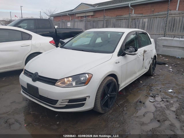 12555643 :رقم المزاد ، 3VW117AU3GM067448 vin ، 2016 Volkswagen Golf 1.8 Tsi Comfortline/1.8 Tsi Highline/1.8 Tsi Trendline مزاد بيع