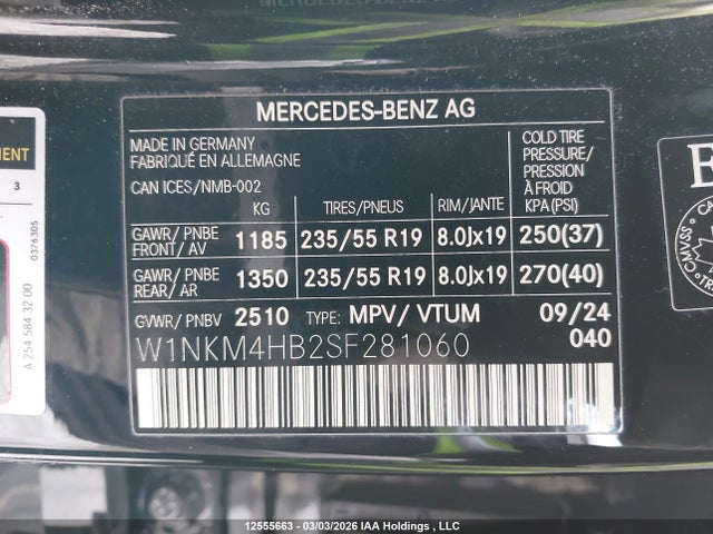 W1NKM4HB2SF281060 Mercedes-Benz Glc 300 4matic