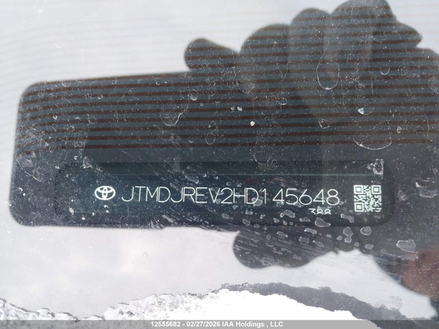 JTMDJREV2HD145648 Toyota Rav4 Hv Limited
