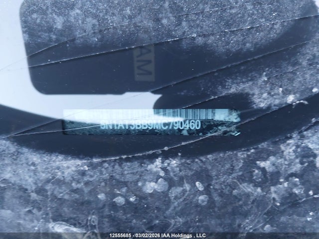 12555685 :رقم المزاد ، 5N1AT3BB9MC790460 vin ، 2021 Nissan Rogue مزاد بيع