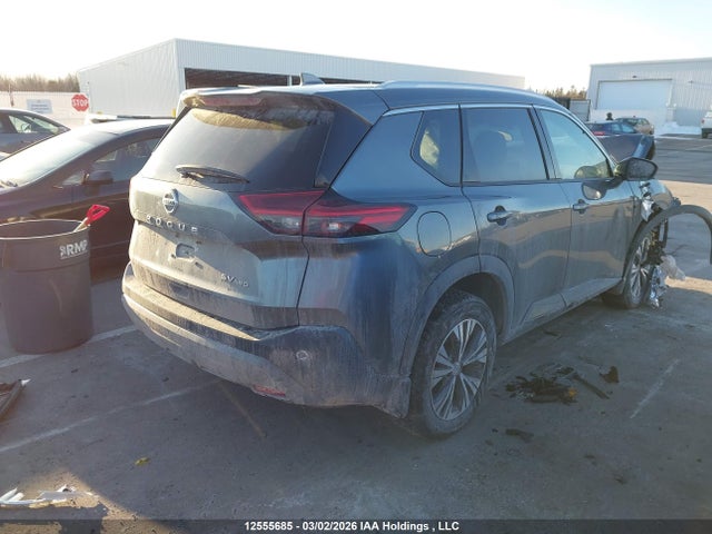 12555685 :رقم المزاد ، 5N1AT3BB9MC790460 vin ، 2021 Nissan Rogue مزاد بيع
