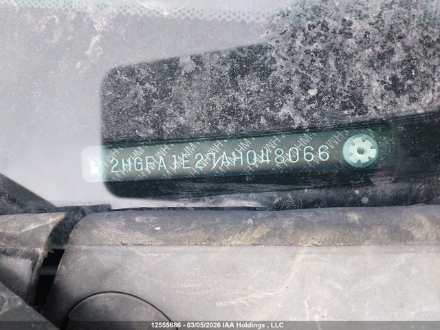 2010 Honda Civic Dx/dx-a მანქანა იყიდება აუქციონზე, vin: 2HGFA1E27AH048066, აუქციონის ნომერი: 12555686