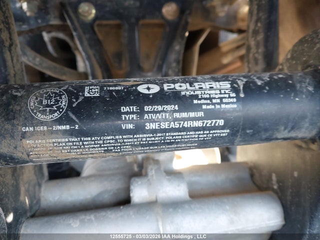 Polaris Polaris 2024 3NESEA574RN672770 Image 9