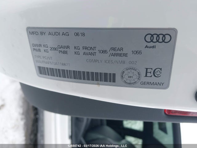 WAUTNAF57JA118871 Audi A5