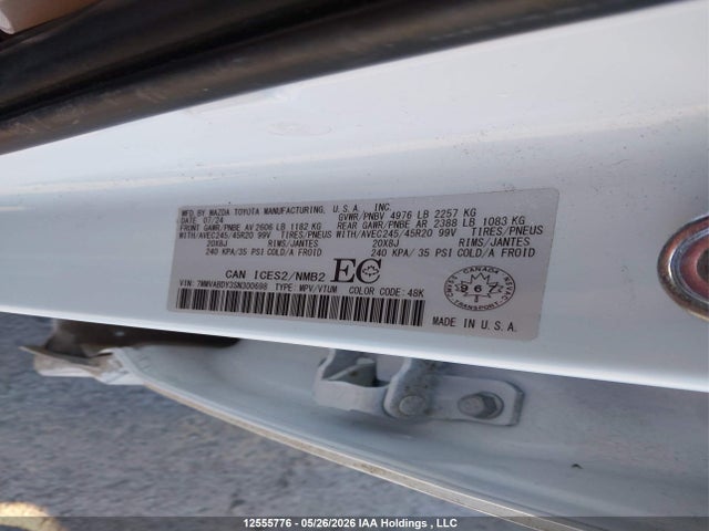 12555776 :رقم المزاد ، 7MMVABDY3SN300698 vin ، 2025 Mazda Cx-50 Gt W/turbo/meridian مزاد بيع