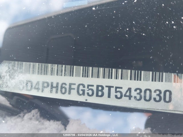 Aukcja sprzedaży 2011 Dodge Journey R/t, vin: 3D4PH6FG5BT543030, numer aukcji: 12555786