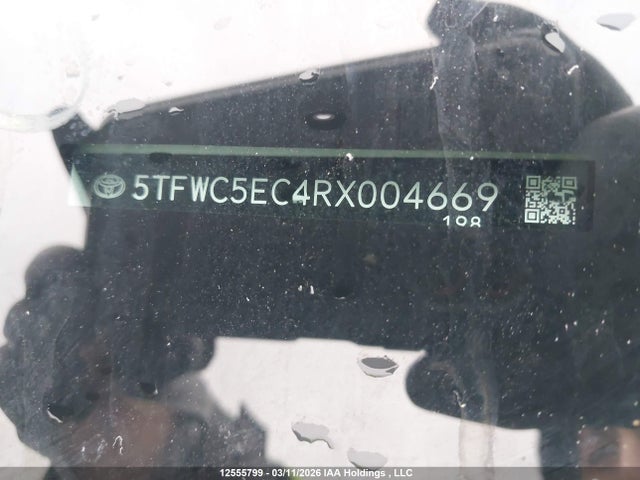 12555799 :رقم المزاد ، 5TFWC5EC4RX004669 vin ، 2024 Toyota Tundra Hybrid Limited 4x4 مزاد بيع