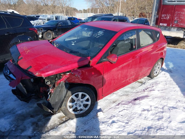 12555890 :رقم المزاد ، KMHCT5AE1CU008371 vin ، 2012 Hyundai Accent Gls/gs مزاد بيع
