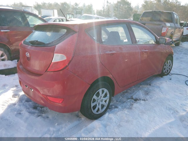 12555890 :رقم المزاد ، KMHCT5AE1CU008371 vin ، 2012 Hyundai Accent Gls/gs مزاد بيع