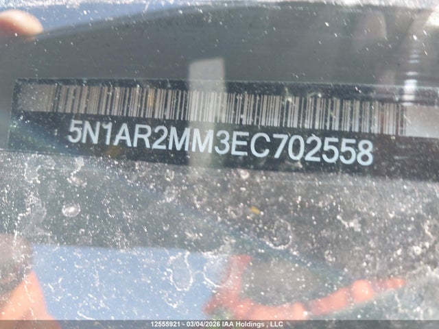 Aukcja sprzedaży 2014 Nissan Pathfinder S/sv/sl/platinum, vin: 5N1AR2MM3EC702558, numer aukcji: 12555921