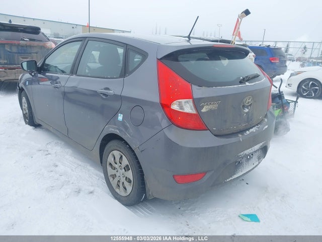 12555948 :رقم المزاد ، KMHCT5AE5GU288446 vin ، 2016 Hyundai Accent Gl مزاد بيع