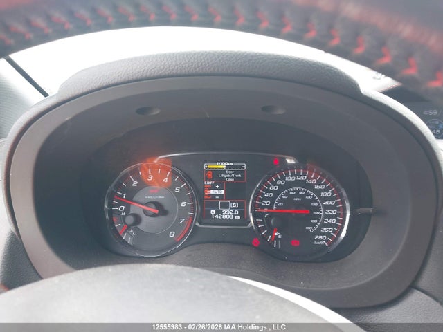 12555983 :رقم المزاد ، JF1VA2P62J9817997 vin ، 2018 Subaru Wrx Sti Sti مزاد بيع