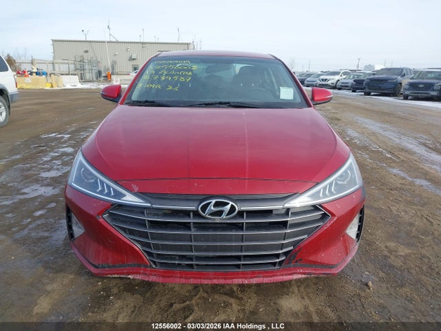 Продаж на аукціоні авто 2019 Hyundai Elantra Preferred, vin: KMHD84LF2KU739587, номер лоту: 12556002