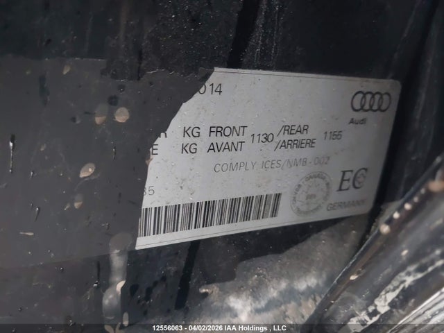 Aukcja sprzedaży 2015 Audi A4 Premium Plus, vin: WAUFFCFL5FN017235, numer aukcji: 12556063