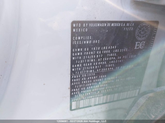 Volkswagen TAOS SE 2024 3VVEX7B23RM035006 Image 9