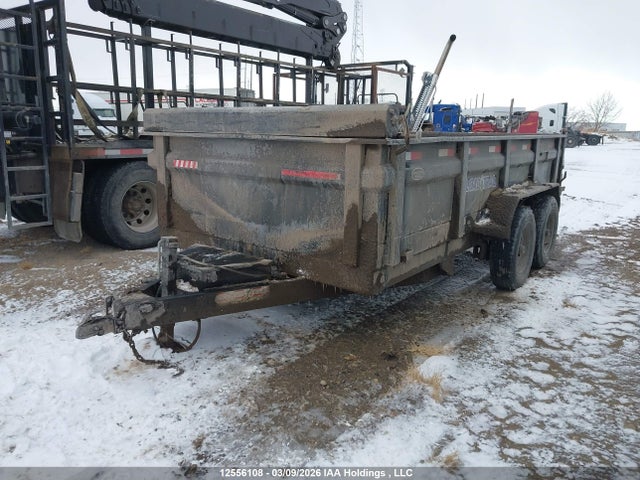 4ZEDT1429J1151307 Load Trail Gooseneck Deck Over Dump Trailer