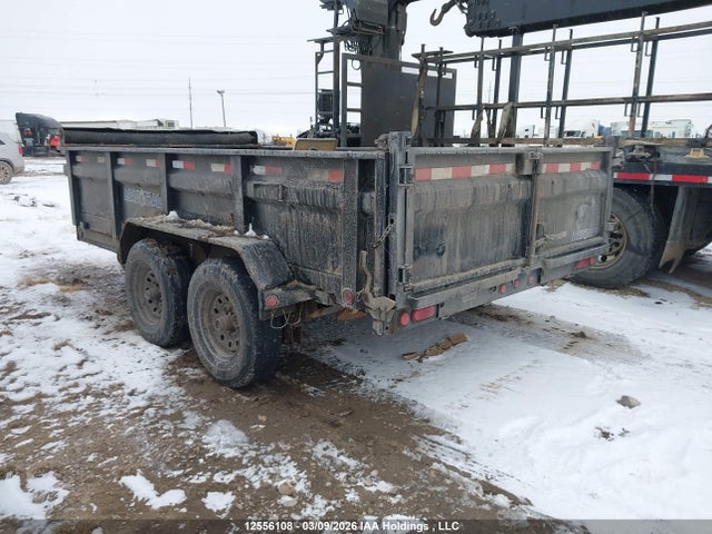 4ZEDT1429J1151307 Load Trail Gooseneck Deck Over Dump Trailer