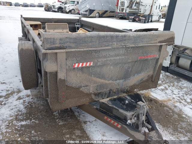 4ZEDT1429J1151307 Load Trail Gooseneck Deck Over Dump Trailer