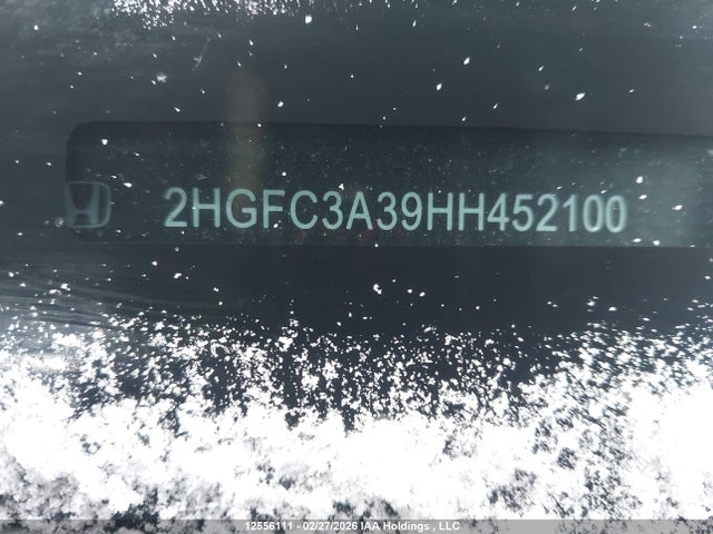 2HGFC3A39HH452100 Honda CIVIC EX