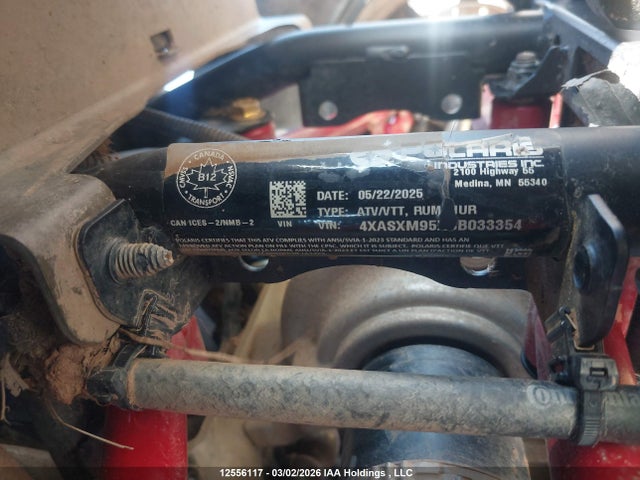 4XASXM95XSB033354 Polaris Sportsman Xp 1000 Mud Edition