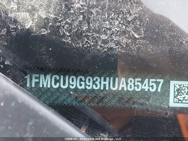 1FMCU9G93HUA85457 Ford ESCAPE SE