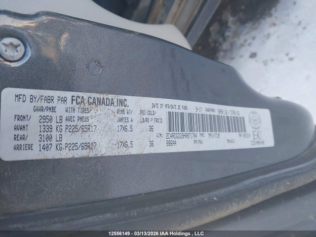 Dodge Grand Caravan Crew 2017 2C4RDGDG9HR871704 Image 18